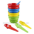 Melamine Ice Cream Bowl Set with Spoon (TZ4250)